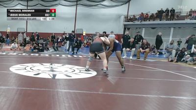 215 lbs 3rd Place - Michael Brennan, Carver vs Jesus Morales, Holyoke