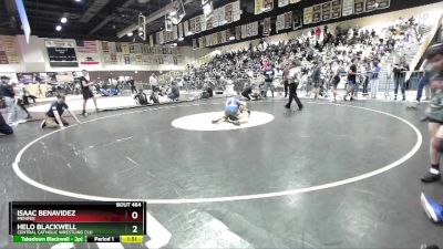 125 lbs Round 2 - Helo Blackwell, Central Catholic Wrestling Clu vs Isaac Benavidez, Menifee