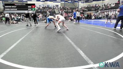 120 lbs Final - Denver Wolf, Cowboy Wrestling Club vs Owen Sartain, Husky WC