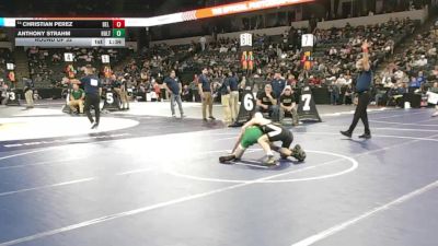 120 lbs Round Of 32 - Christian Perez, Del Oro (SJ) vs Anthony Strahm, Holtville (SD)