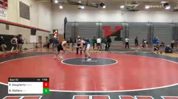 172 lbs Quarterfinal - Rocco Daugherty, Manheim Central vs Bobby Walters, Elizabethtown