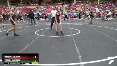 100 lbs Cons. Round 2 - Trejen Jackson, Paola Wrestling Club vs Gabriel Thomas, Jeff West Wrestling Club