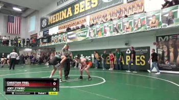 157 lbs Cons. Round 3 - Joey Zywiec, Highland (Medina) vs Christian Friel, Hoover (North Canton)