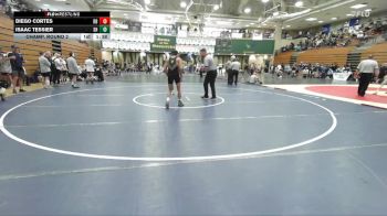 120 lbs Champ. Round 2 - Isaac Tessier, South Hills vs Diego Cortes, Rancho Bernardo