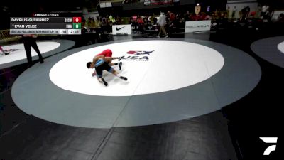 Cons. Round 5 - Davrius Gutierrez, Selma High School Wrestling vs Evan Velez, Brawley Wrestling Academy