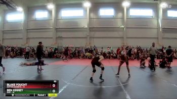 92 lbs Round 3 (8 Team) - Ben Kinney, OMP vs Blake Foucht, Dayton Bandits