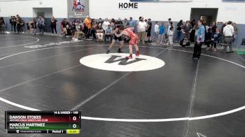 149 lbs Semifinal - Dawson Stokes, Anchor Kings Wrestling Club vs Marcus Martinez, Mat-Su Matmen