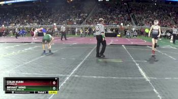 D4-106 lbs Quarterfinal - Colin Kuhn, St Louis HS vs Bryant Wing, Pine River Area HS