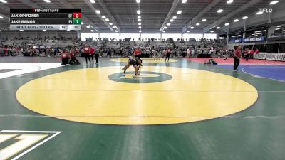 113 lbs Consi Of 32 #2 - Jax Opotzner, CT vs Jake Ramos, PA