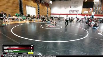 110 lbs Cons. Round 2 - Shaylee Loveland, Campbell County vs Kyleah Martinez, South
