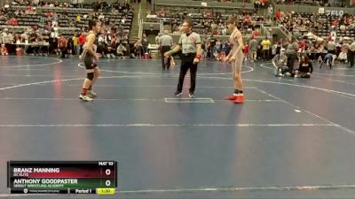 105 lbs Cons. Round 2 - Branz Manning, DC Elite vs Anthony Goodpaster, Sebolt Wrestling Academy