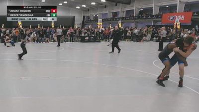 132 lbs 7th Place Match - Josiah Holmes, Beat The Streets Chicago vs Reece Vendegna, Askren Wrestling Academy