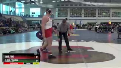 285 lbs 5th Place Match - Jake Pine, Oneonta State vs Chris Powell, Elmira College