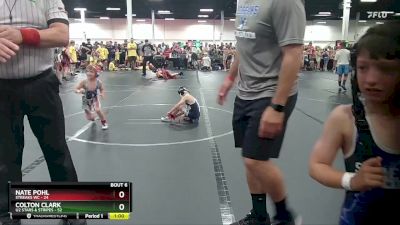 48 lbs Round 2 (6 Team) - Colton Clark, U2 Stars & Stripes vs Nate Pohl, Streaks WC