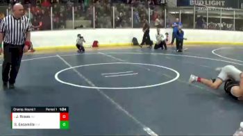 100 lbs Champ. Round 1 - Jude Rosas, Blissfield WC vs Gavin Escamilla, Olson`s Total Access