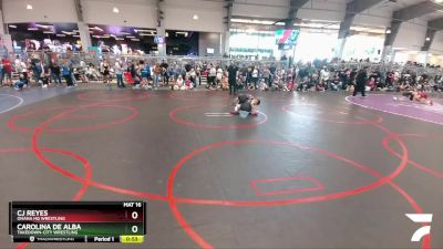 98 lbs Round 3 - Cj Reyes, Ohana HQ Wrestling vs Carolina De Alba, Takedown-City Wrestling