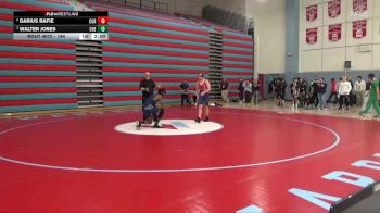 144 lbs Quarterfinal - Walter Jones, Cheyenne vs Darius Rafie, Coronado