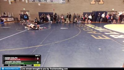 67 lbs 3rd Place Match - Jaeger Salcedo, Punisher Wrestling Company vs Aiden Dolph, Logger Wrestling Club