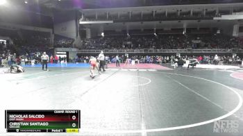 132 lbs Champ. Round 1 - Christian Santiago, Gregori vs Nicholas Salcido, East Union