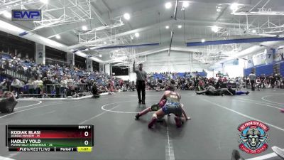 96 lbs Placement (4 Team) - Hadley Vold, Potentially Dangerous vs Kodiak Blasi, Kansas Mayhem