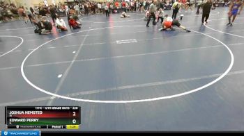 220 lbs Champ. Round 1 - Edward Perry, IL vs Joshua Hemsted, IA