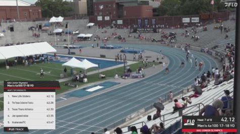 2026 AAU Junior Olympic Games - Youth Boys' 4x100m Relay, Semi-Finals 8 - Age 17-18