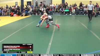 60 lbs Cons. Round 2 - Remington Richter, Grand Rapids Grapplers vs Augustine Malecha, Minnesota