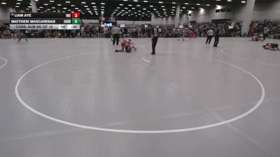 138 lbs Cons. Sub-rd Of 16 - Matthew Mascarenas, Cleveland High School Wrestling vs Liam Aye, ISI Wrestling Club