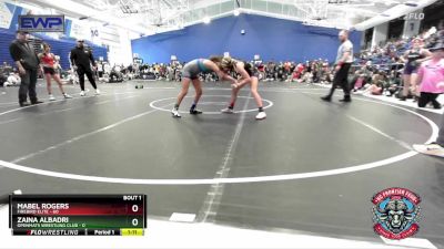 105 lbs Semis (4 Team) - Mabel Rogers, Firebird Elite vs Zaina Albadri, OpenMats Wrestling Club