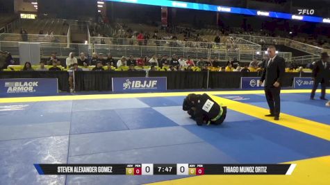 Thiago Munoz Ortiz vs Steven Alexander Gomez 2025 Pan Jiu Jitsu IBJJF Championship