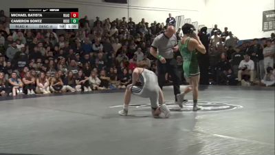 120 lbs Michael Batista, Blair Academy vs Cameron Sontz, Delbarton School