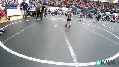 52 lbs Consi Of 8 #1 - Gabriel Ortega, CacheWrestlingClub vs Osiris Alfaro-Williams, OKC Saints Wrestling