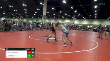 170 lbs Round 5 (6 Team) - Jayla Harrison, RPA Wrestling vs Jessie Hutchinson, Iowa SO FLUFFY