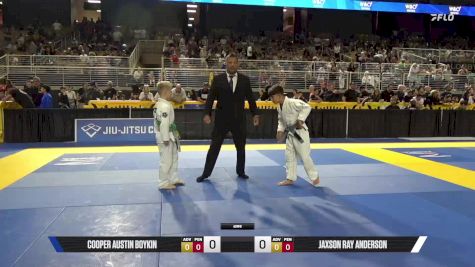 Jaxson Ray Anderson vs Cooper Austin Boykin 2025 Pan Kids Jiu-Jitsu IBJJF Championship