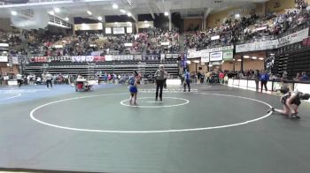 100 lbs Quarterfinal - Alayanna Barrager, Cherryvale HS vs Delanie Scott, Flinthills