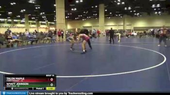 132 lbs Cross Bracket (8 Team) - Wyatt Johnson, Iowa Gold vs Talon Maple, Funky Monkey