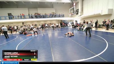 41-45 lbs Round 1 - Henry Richins, Wasatch vs Dominic Lopez, Fremont Wrestling Club