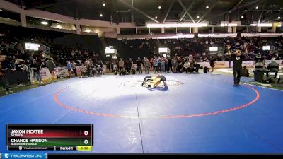 120 lbs Cons. Round 7 - Jaxon McAtee, Skyview vs Chance Hanson, Auburn Riverside