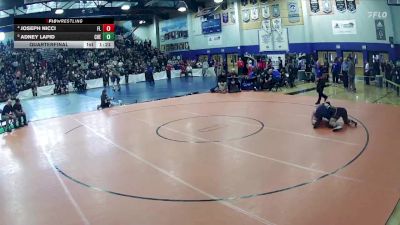 215 lbs Quarterfinal - Adney Lapid, Cheyenne vs Joseph Nicci, Faith Lutheran