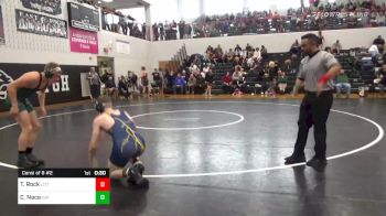 160 lbs Consi Of 8 #2 - Tanner Rock, Littlestown vs Carter Nace, West Perry