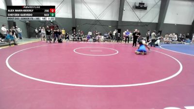 Junior FS - 165 lbs Quarters - Alex Marx-Beierly, Juneau Youth Wrestling Club Inc. vs Cheyzen Quevedo, Washington