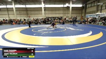 70 lbs Quarterfinal - Kase Thomsen, Fighting Squirrels vs Wade Meldrum, Boise