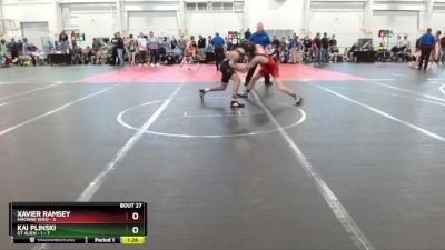 120 lbs Round 6 (10 Team) - Xavier Ramsey, Machine Shed vs Kai Plinski, GT Alien - 1