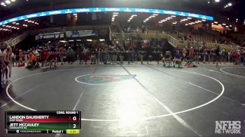 2A 182 lbs Cons. Round 1 - Jett McCauley, Charlotte Hs vs Landon Daugherty, East River