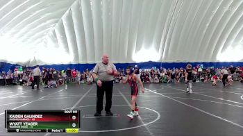 60 lbs Semifinal - Kaiden Galindez, Massas Maniacs vs Wyatt Yeager, Warrior Ridge