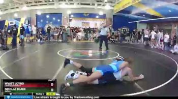 126 lbs Cons. Round 4 - Wyatt Loynd, Lakewood Ranch vs Nikolas Blake, Alpha