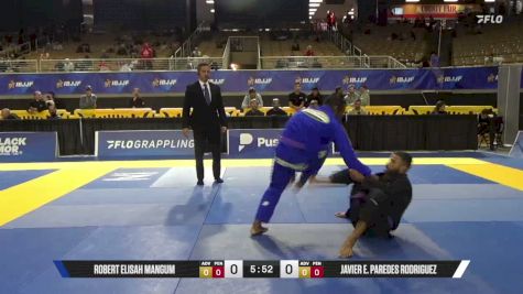Javier E. Paredes Rodriguez vs Robert Elisah Mangum 2026 Pan Jiu Jitsu IBJJF Championship