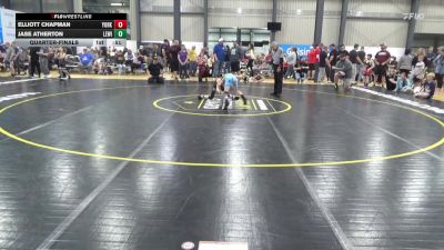 62 lbs Quarterfinal - Elliott Chapman, York vs Jase Atherton, Lewistown