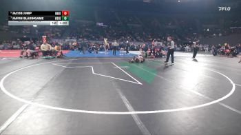 6A Boys 120 lbs Quarterfinal - Jason Blasingame, Westview Boys vs Jacob Jump, Newberg Boys