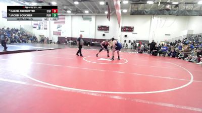 215 lbs Semifinal - Kaleb Arcouette, Stafford vs Jacob Boucher, Plainville